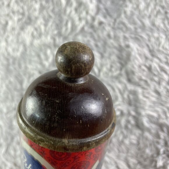 Vintage Pabst Blue Ribbon PBR Tap Handle Wooden Red Banner Beer Brewing Man Cave - Picture 9 of 12